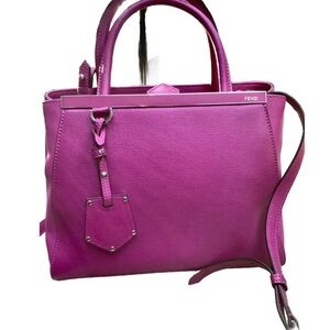 Fendi Sac 2 jours leather bag